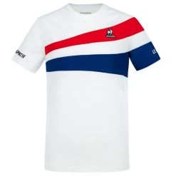 T-Shirt Le Coq Sportif Junior Blanc / Tricolore Paris