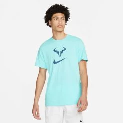 T-Shirt Nike Court Dri-Fit Rafa Bleu