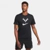 T-Shirt Nike Court Dri-Fit Rafa Noir -Équipement De Tennis t shirt nike court dri fit rafa noir