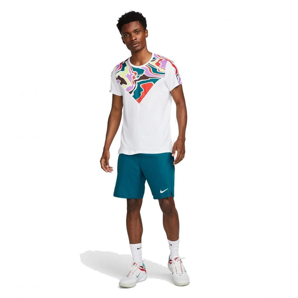 T-shirt Nike Court Dri-Fit Slam Blanc Printed 5 T-shirt Nike Court Dri-Fit Slam Blanc Printed – Image 3