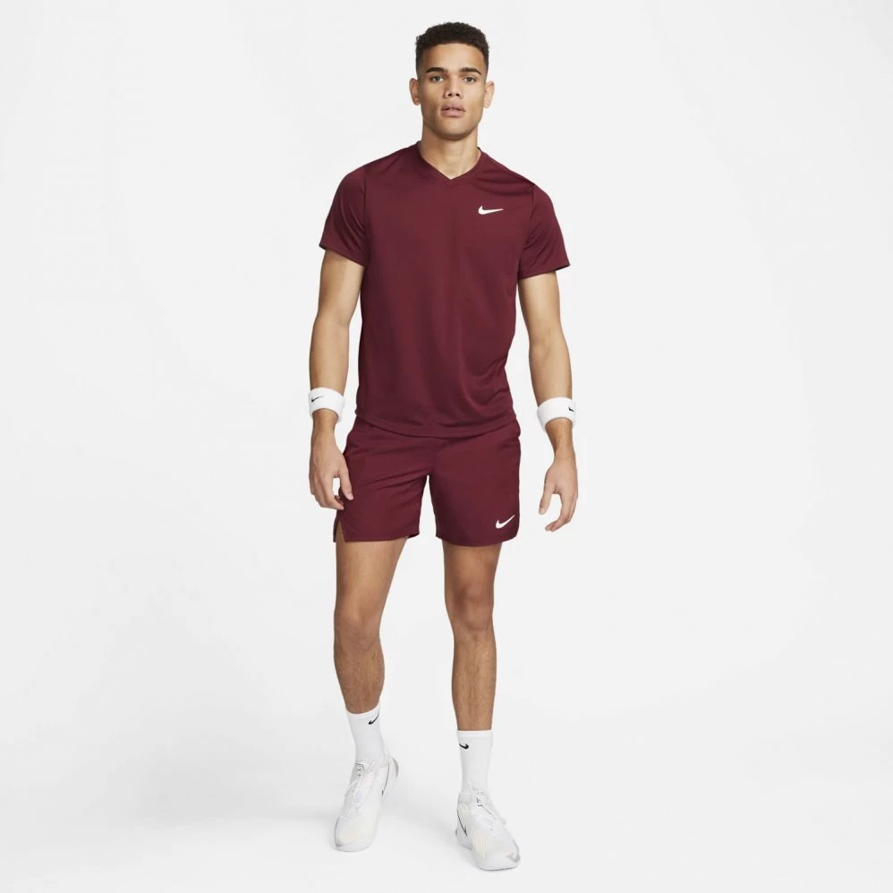 T-Shirt Nike Court Dri-FIT Victory Bordeaux 6 T-Shirt Nike Court Dri-FIT Victory Bordeaux – Image 4