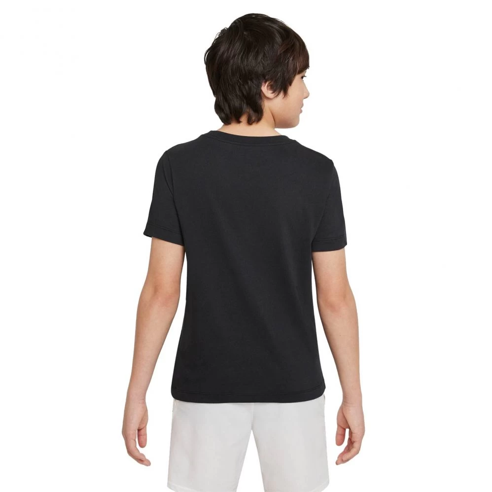T-Shirt Nike Court Junior Dri-Fit Rafa Noir 4 T-Shirt Nike Court Junior Dri-Fit Rafa Noir – Image 2