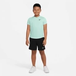 T-Shirt Nike Court Junior Dri-Fit Victory Menthe -Équipement De Tennis t shirt nike court junior dri fit victory menthe 3