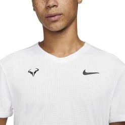 T-Shirt Nike Dri-Fit ADV Rafael Nadal Blanc Londres 2021 7 T-Shirt Nike Dri-Fit ADV Rafael Nadal Blanc Londres 2021 -Équipement De Tennis t shirt nike dri fit adv rafael nadal blanc londres 2021 2
