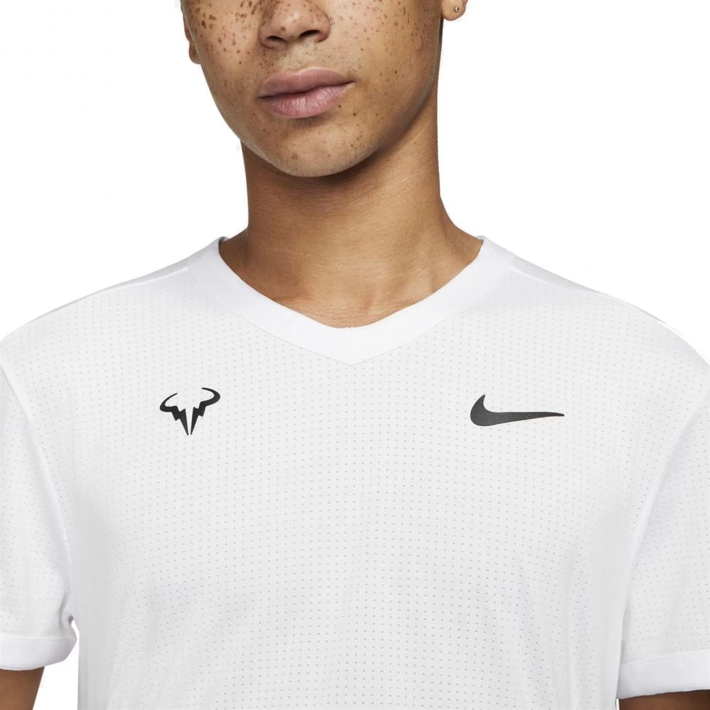 T-Shirt Nike Dri-Fit ADV Rafael Nadal Blanc Londres 2021 5 T-Shirt Nike Dri-Fit ADV Rafael Nadal Blanc Londres 2021 – Image 3