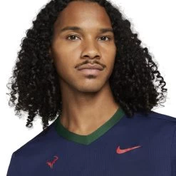 T-Shirt Nike Dri-Fit ADV Rafael Nadal Bleu Marine / Vert 7 T-Shirt Nike Dri-Fit ADV Rafael Nadal Bleu Marine / Vert -Équipement De Tennis t shirt nike dri fit adv rafael nadal bleu marine vert 2