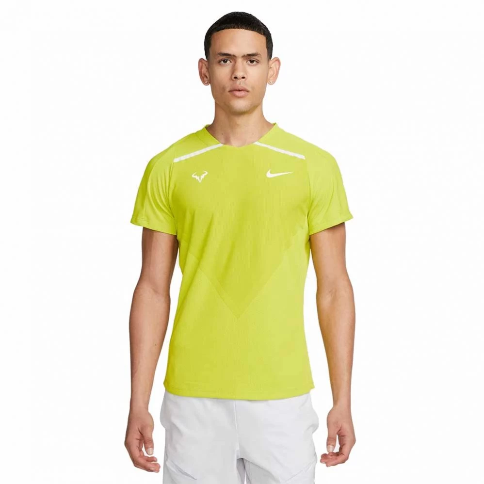 T-Shirt Nike Dri-Fit ADV Rafael Nadal Vert Fluo 3 T-Shirt Nike Dri-Fit ADV Rafael Nadal Vert Fluo