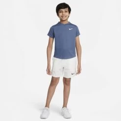 T-Shirt Nike Junior Dri-Fit Victory Bleu Gris -Équipement De Tennis t shirt nike junior dri fit victory bleu gris 4