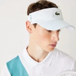 Visière Lacoste Sport Blanc L20L 7 Visière Lacoste Sport Blanc L20L -Équipement De Tennis visiere lacoste sport blanc l20l 2